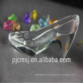 clear beautiful and elegant crystal shoes for wedding gifts